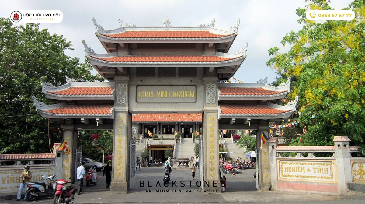Lưu tro cốt tại chùa Vĩnh Nghiêm