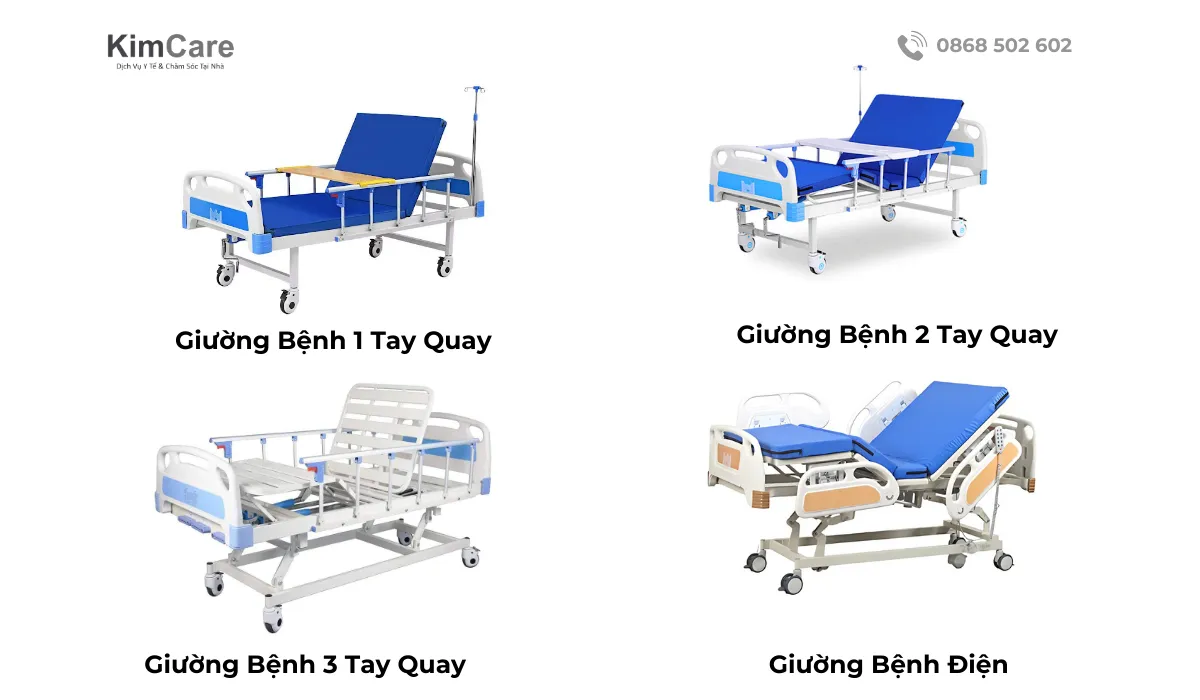 Các mẫu giường bệnh mới tại Kimcare